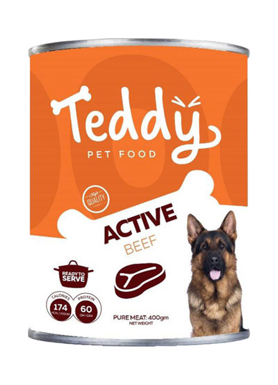 Teddy Active - Extremely Rich In Protein And Calories For Dogs With High Activity Levels- 400 gm